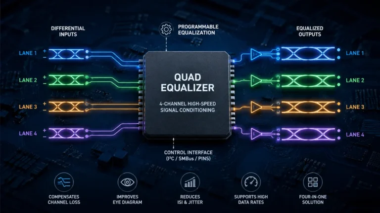 Quad Equalizer How It Works in High-Speed Data Links