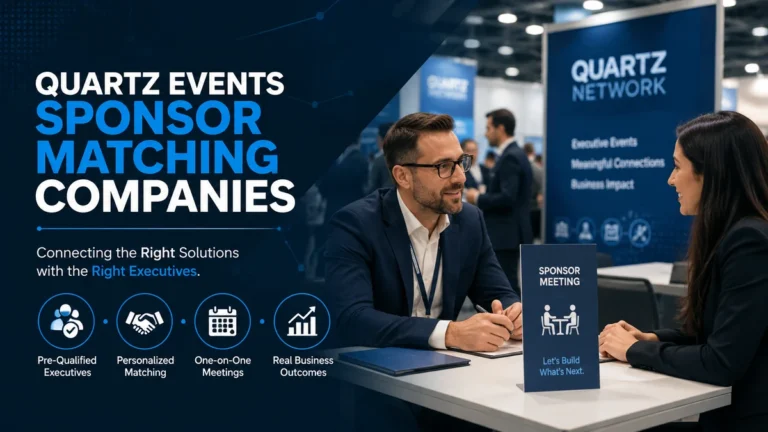 Quartz Events Sponsor Matching Companies How the Model Works