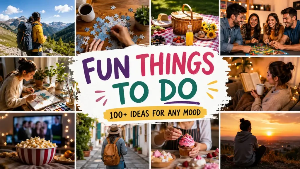 Fun Things to Do: 100+ Ideas for Any Mood