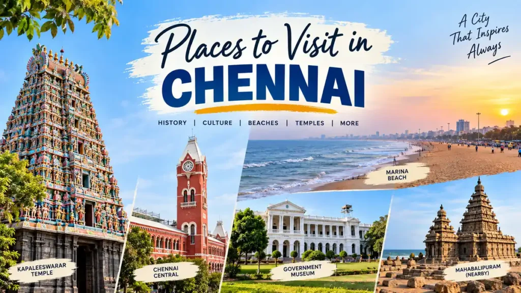Places to visit in Chennai: 20 Best Attractions