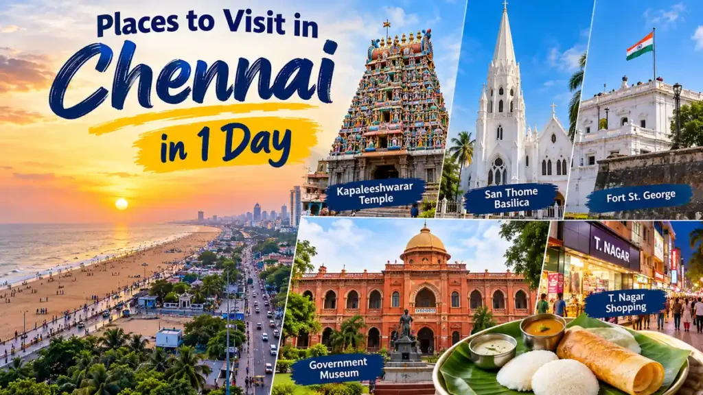 Places to Visit in Chennai in 1 Day: Best Itinerary