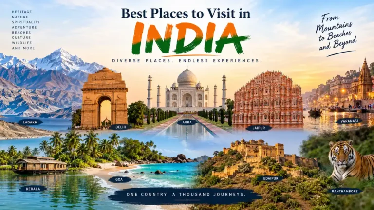 places to visit in india: 20 Must-See Destinations