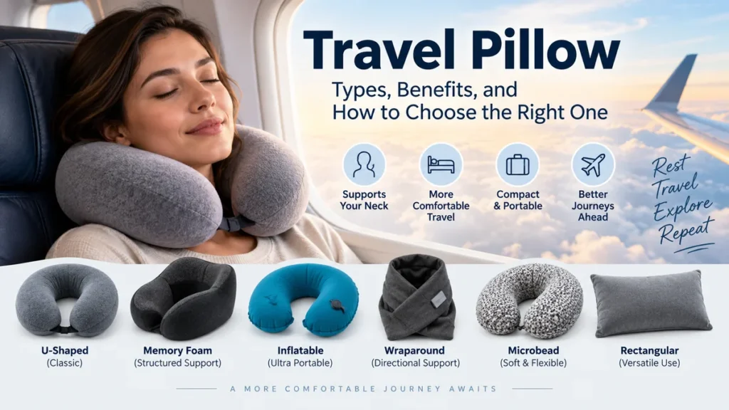Travel Pillow Guide: Types, Benefits & How to Use One