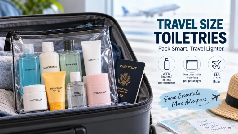 Travel Size Toiletries: Complete Packing Guide