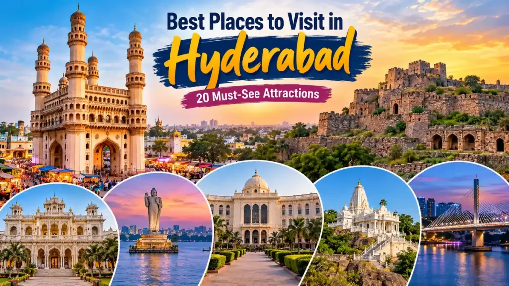best places to visit in hyderabad: 20 Top Attractions