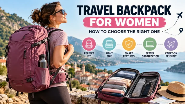 Travel Backpack for Women: Complete Fit & Size Guide